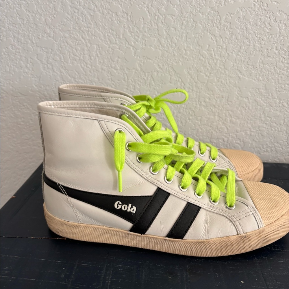 GOLA LEATHER COASTER HIGHTOPS